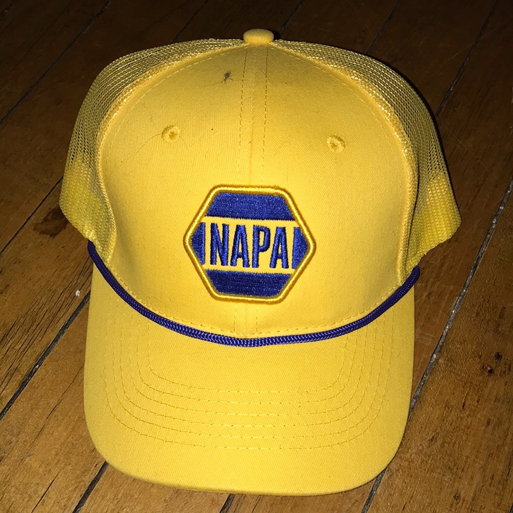 Yellow and Blue‎ Trucker Hat